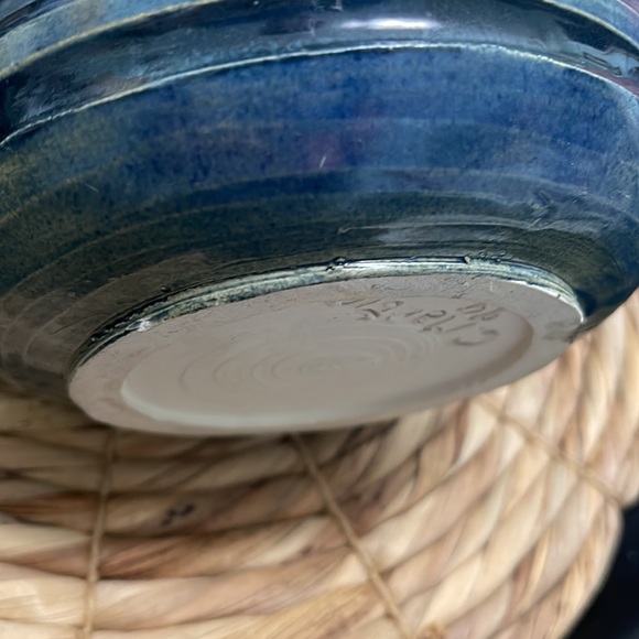 Pottery Pitcher Signed - Picture 6 of 12